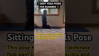 BEST YOGA POSES FOR RUNNERS 🏃 Sitting on Heals Pose [upl. by Yblek]