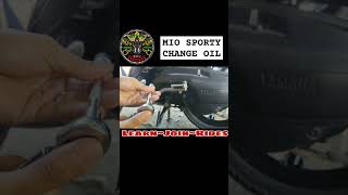 MIO SPORTY CHANGE OIL  torque specs [upl. by Nidnal896]