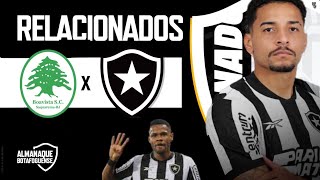 PRÉJOGO BOAVISTA X BOTAFOGO NOTÍCIAS DO DIA [upl. by Norud]