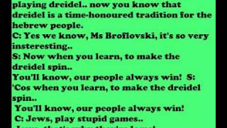 Southpark  Dreidel song lyricstext [upl. by Arymahs]