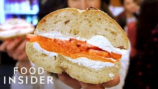 The Best Bagel And Lox In NYC  Best Of The Best [upl. by Lister934]