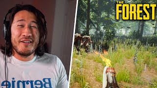 Markiplier Plays The Forest 6 July 2021 TWITCH STREAM [upl. by Wayolle]