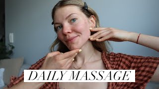 Week of Massages Day 7 Full Face Lifting Massage [upl. by Levana185]