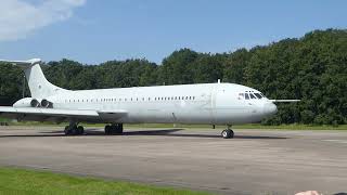 The final appearance of Vickers VC10 ZD241 at Bruntingthorpe Airfield [upl. by Aremahs]