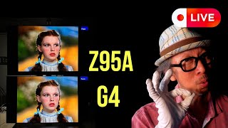 LG G4 vs Z95A Panasonic MLA OLED TVs side by side [upl. by Ingaberg]