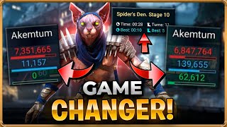 💥ONLY He CAN DO This Best Build For Akemtum  Champion Spotlight Raid Shadow Legends [upl. by Ytrebil]