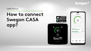 Swegon CASA Genius  How to connect to CASA app [upl. by Acinehs]