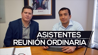 Asistentes Reunión Ordinaria [upl. by Tirrell]