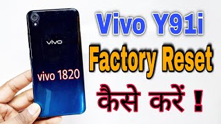 vivo Y91i Factory Reset Kaise Kare  How to Factory Reset vivo 1820 [upl. by Ananna]