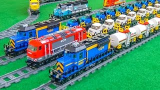 Lego® train enlarging Wonderful Lego® trains in motion [upl. by Enelyt345]