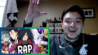 SHONEN JUMP VILLAINS RAP CYPHER by Rustage REACTION [upl. by Ellehcer524]