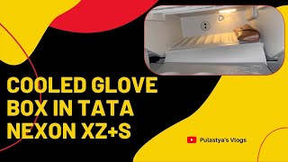 How to operate Tata Nexon cooled glove box feature [upl. by Odranreb]