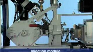 Battenfeld Microsystem 50  Micro Injection Moulding Production CellMPG [upl. by Schluter]