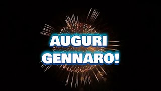 Auguri di Buon Onomastico Gennaro 🥳️ [upl. by Ritter]