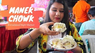 Best Of Manek Chowk  Ahmedabad Street Food  Golgappa Girl [upl. by Oirretno165]