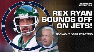 A NIGHTMARISH DAY 😱 Rex Ryan BLASTS Jets offense  Time to for Giants to CLEAN HOUSE 👀🏠  Get Up [upl. by Ellora]