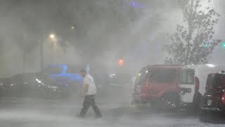 BREAKING NEWS  Hurricane Milton makes landfall in Florida as a Category 3 storm [upl. by Garner]