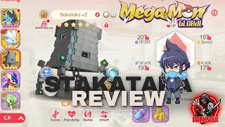 S Stakataka Skill Review  Pocket Incoming  Megamon Global [upl. by Ashbey]