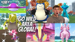 ✨Playing The Global Pokemon Go Wild Area Event In Japan✨LIVE [upl. by Leaj959]