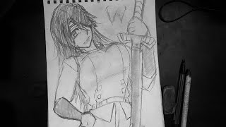 Bleach Drawing Fem Yhwach [upl. by Nameloc]