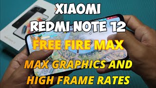 Free Fire Max in Xiaomi Redmi Note 12 Hand Cam [upl. by Lenny]