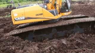 Ultra low ground pressure excavator undercarriage [upl. by Brnaby]