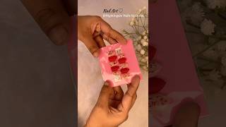 How to make Nail Art design by Safety Pin 🧷 NightingaleNails by Disha pressonnails viral [upl. by Akym654]