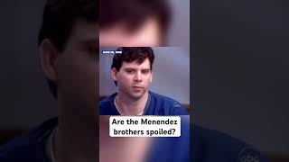 The Menendez Brothers about being spoiled 😳 menendezbrothers trending [upl. by Vandervelde]