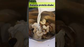 High protein shake Banana Dry FruitMilkshakeproteinsmoothi proteindietnutritionchallengeeatfit [upl. by Cale493]