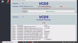 DPF Regeneration mit VCDS 213 VW Caddy 16TDI 2011 bis 2015 by [upl. by Hugon]