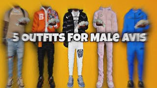 5 OUTFITS FOR MALE AVIS IMVU [upl. by Thaddaus176]