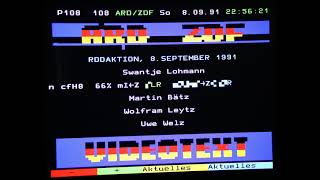 ARDZDF Videotext 08091991 [upl. by Agnimod]