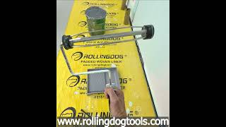 ROLLINGDOG Smooth roller 9quot paint roller frame [upl. by Wixted202]