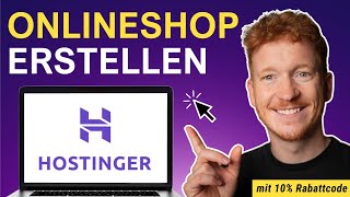 Hostinger Onlineshop erstellen  Hostinger Tutorial auf Deutsch 2024 [upl. by Rodl371]