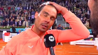 Rafael Nadal EMOTIONAL Interview After Loss [upl. by Kristin]