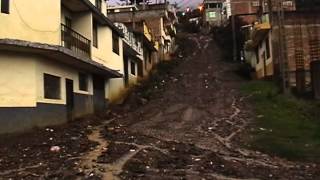 Lluvias en Cariamanga causan problemas [upl. by Leahcimdivad]