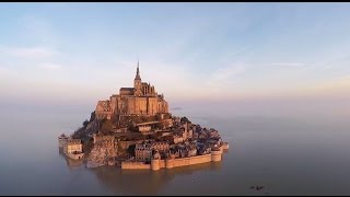 The Magical MontSaintMichel an Island once more at high tide [upl. by Mcclenaghan]