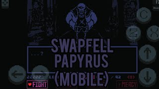 SwapFell Maelstrom android  Undertale fangame [upl. by Cirted]