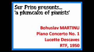 Bohuslav Martinu Piano Concerto No1 [upl. by Stuppy208]