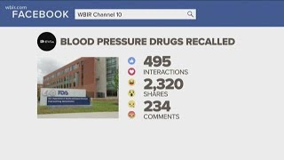 FDA recalls another blood pressure drug for possible cancer risk [upl. by Jabez]