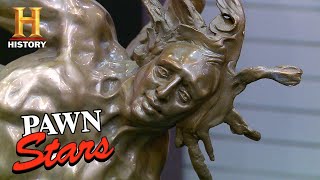 Pawn Stars Rick Makes Bank On a Strange Sculpture Season 13  History [upl. by Bust]