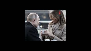 Putin sings for Melania Trump  Right here waiting [upl. by Maker]