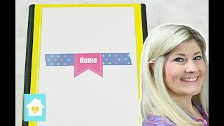 HOME BINDER SETUP  HOW TO ORGANIZE USING BINDERS  BINDERS 101 [upl. by Lallage931]