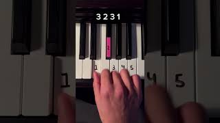 Carol of the bells 🔔 tutorial Christmas piano pianolessons christmasiscoming christmascarols [upl. by Novick]