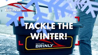 Tackle Snow and Ice with the Brinly Ice Melt Spreader and Front Mount plow for Ryobi ZTRs [upl. by Brad928]