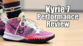 NIKE KYRIE 7 PERFORMANCE REVIEW [upl. by Yelsnia]