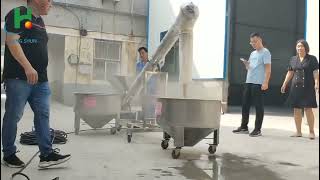 Automatic Plastic PVC Powder Auger Hopper Screw Feeder [upl. by Assirt]