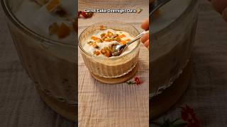 Carrot Cake OVERNIGHT OATS  Quick amp Healthy Breakfast healthyfood easyrecipe viral foodshorts [upl. by Naegem]