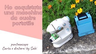 Macchina da cucire portatile [upl. by Oderfliw493]