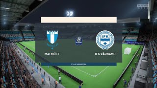 FIFA 23  Malmö FF vs IFK Värnamo  Allsvenskan  Gameplay [upl. by Eleets]